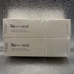 HALEYS Beauty Re-seal Budge-Proof Setting Spray - new set of two
